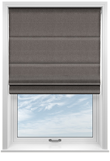 Esme, Weathered Grey - Roman Blind